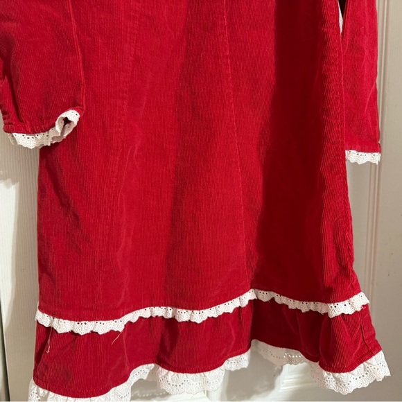 Hanna Andersson Corduroy Holiday Dress - size 6-7 - Picture 8 of 10